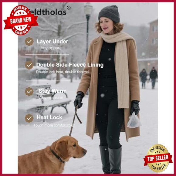 Fleece Lined Thermal Set Long Johns Base Layer Women's Winter Wear - Picture 4 of 8